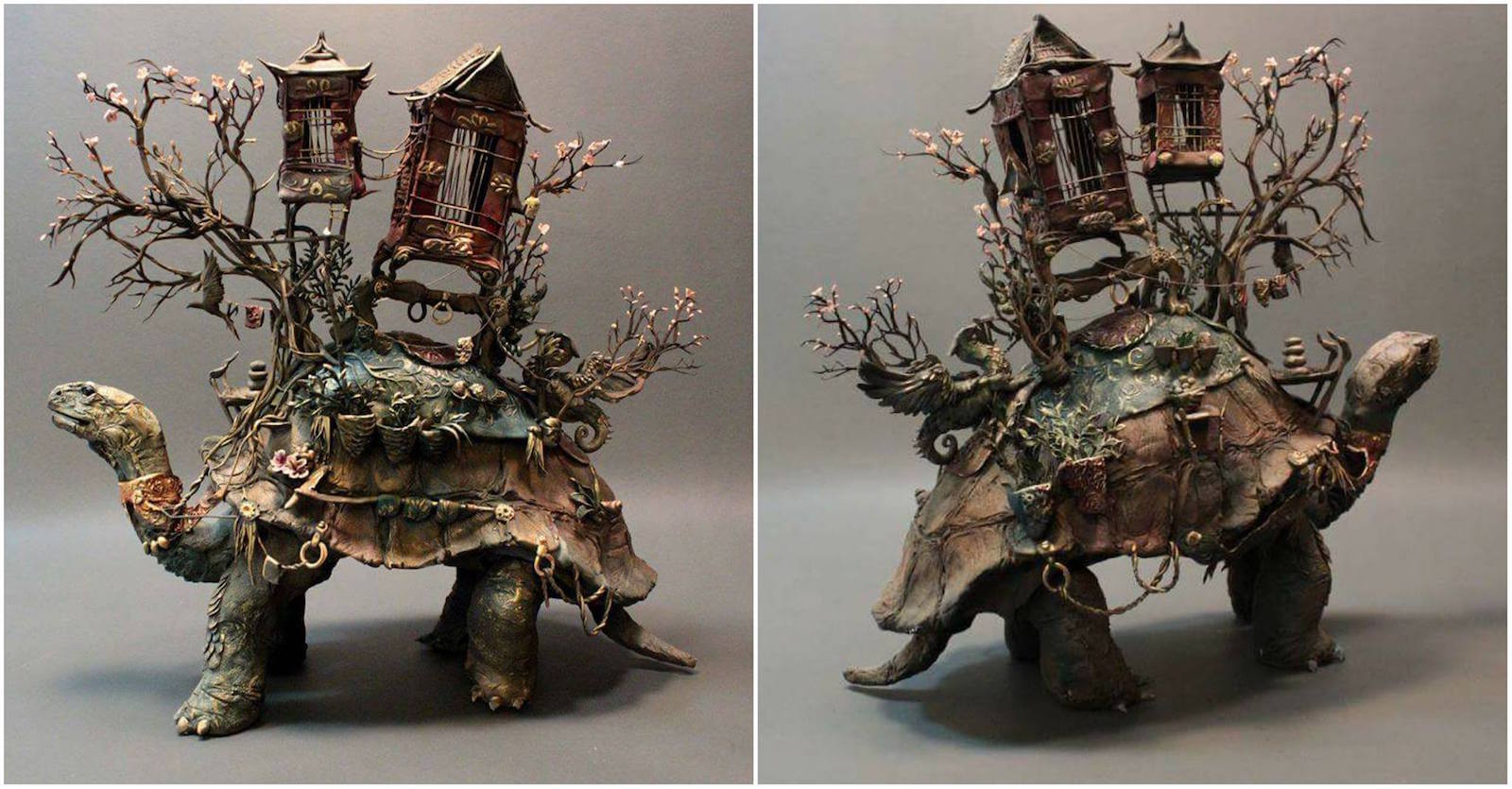その他 Original Ellen Jewett sculpture 2021 Esculturas Surreais de Ellen Jewett entre plantas e