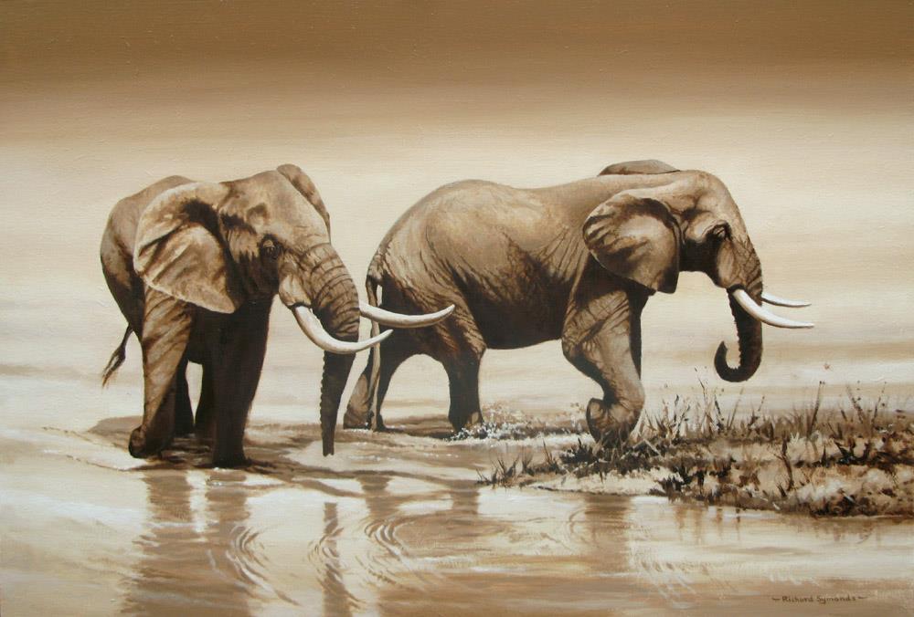 Richard Symonds pintura elefante 3