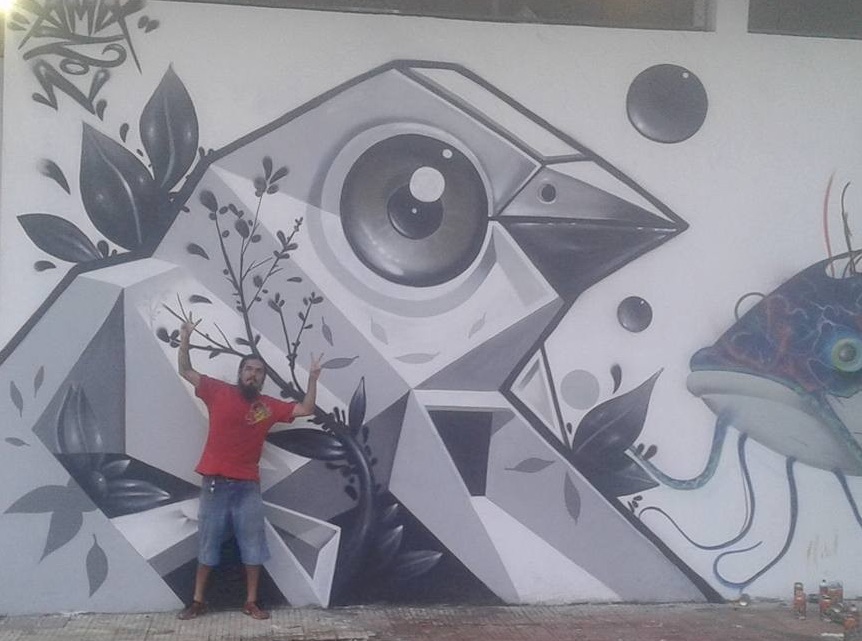 Amazon - mural arte grafite