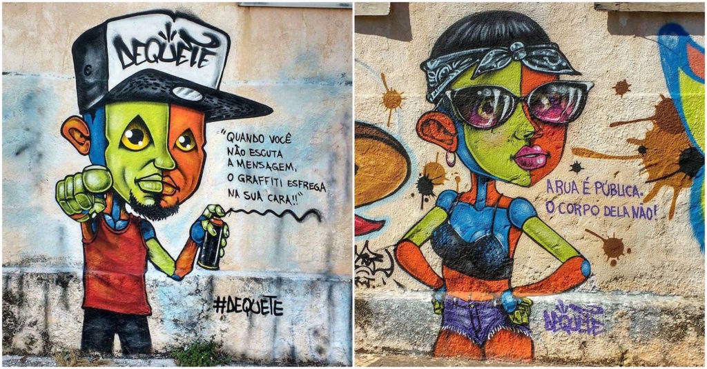 Dequete - rua graffiti