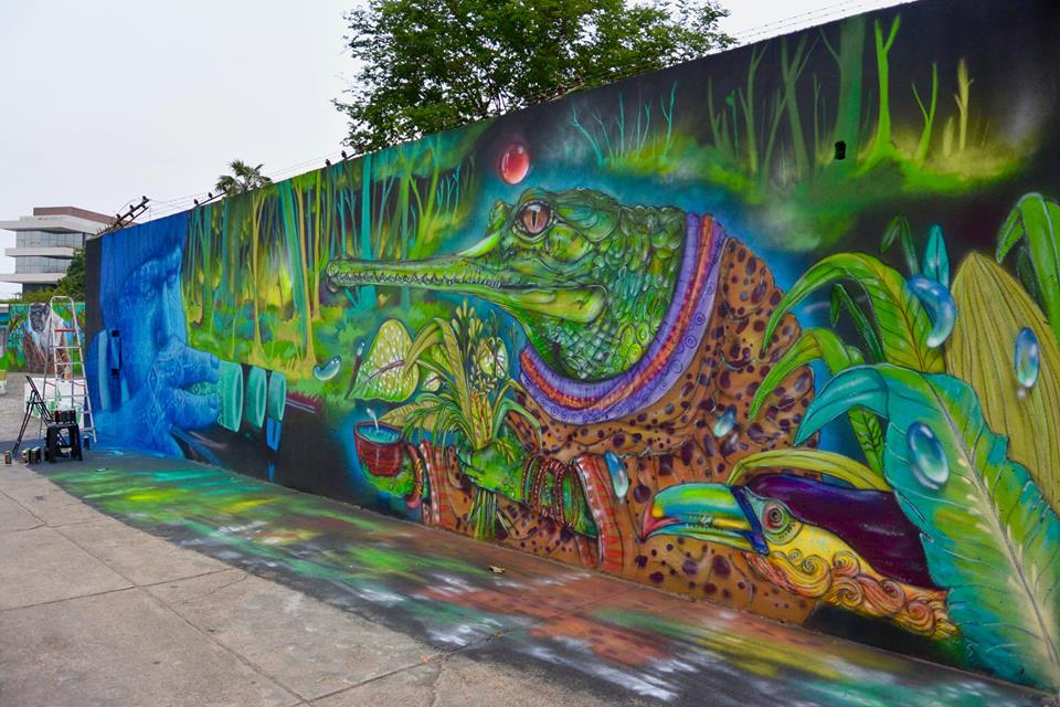 Rui Campos e Calangos mural graffiti