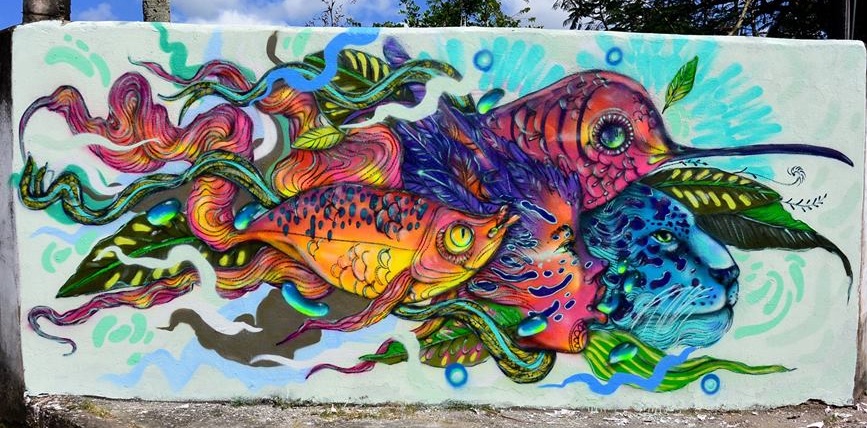 eder muniz calangos - natureza animais mural